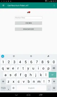 Cek Resi Paket JnT android App screenshot 2